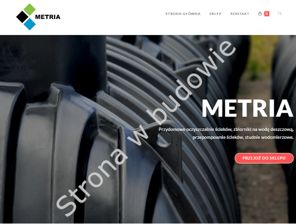 Sklep internetowy firmy Metria