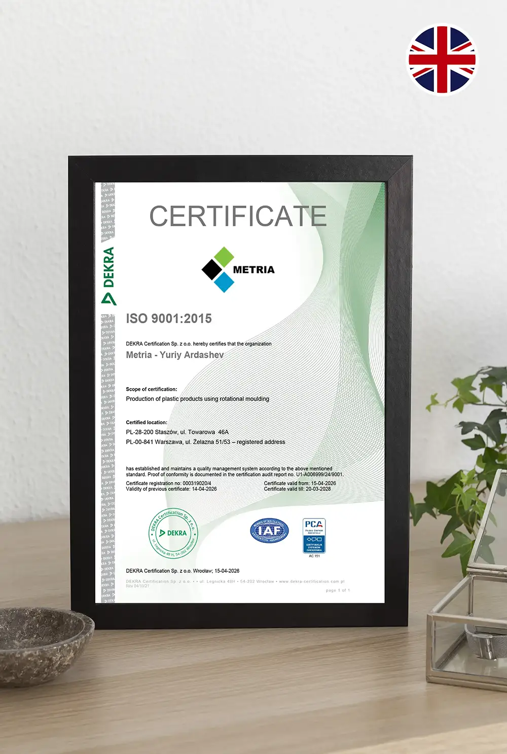 CERT_2026_EN_9001_METRIA_icon